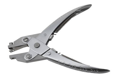 Pinza per punzonatura fori